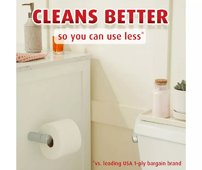 Ultra Strong Toilet Paper 12 Mega Rolls, 242 Sheets Per Roll