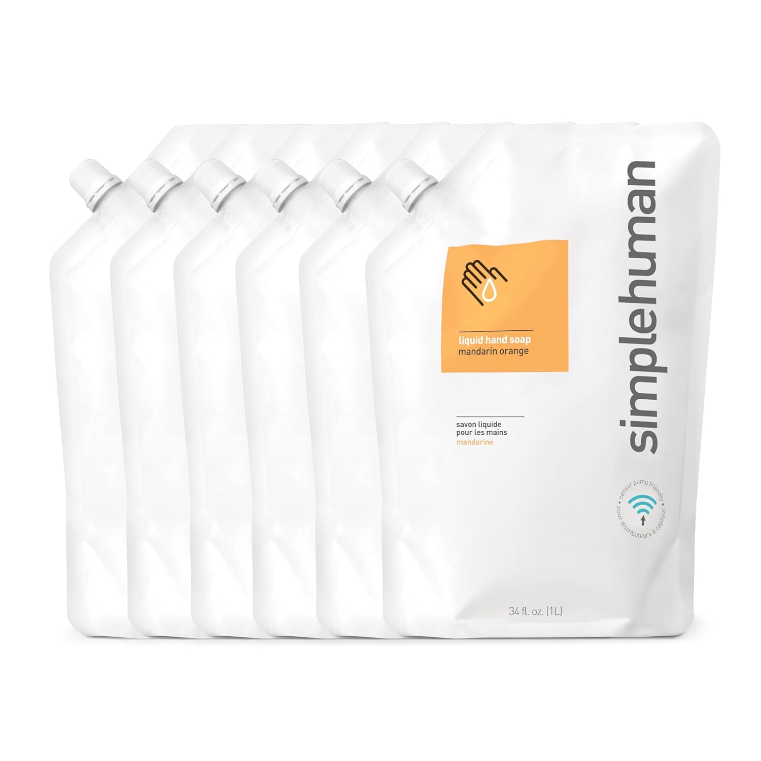 simplehuman Lavender Moisturizing Liquid Hand Soap Refill Pouch, 34 Fl. Oz.