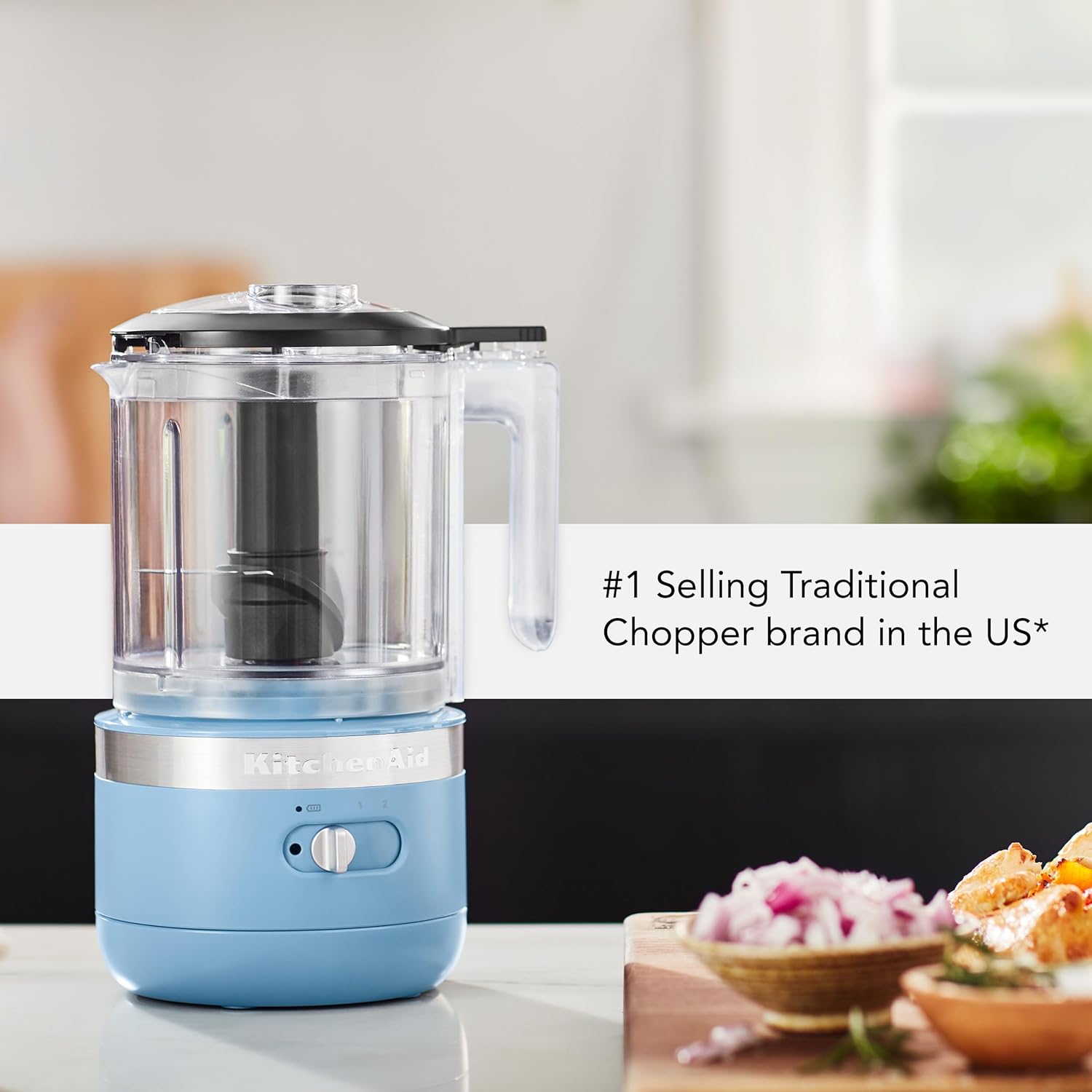 KitchenAid 5 Cup Food Chopper - KFC0516, Empire Red