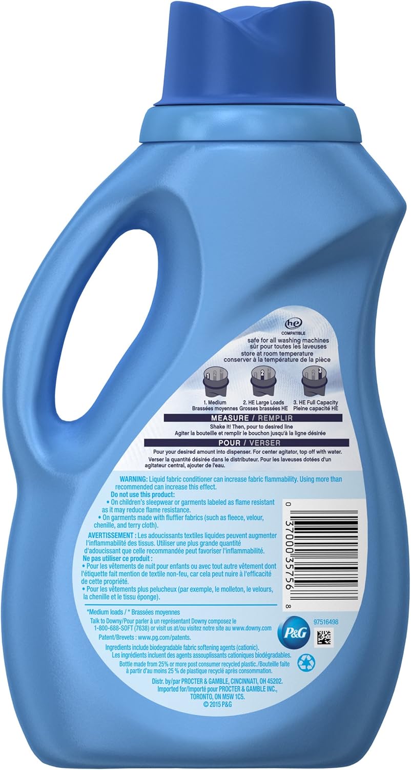 Downy Ultra Laundry Fabric Softener Liquid, April Fresh Scent, 168 Total Loads (Pack of 3)