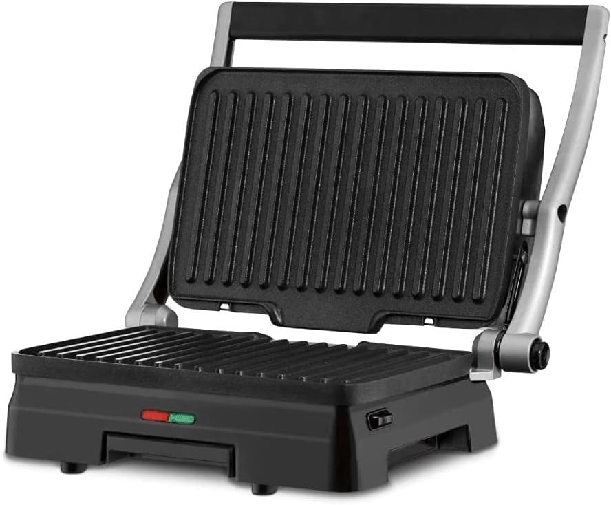 Cuisinart Panini Press, Stainless Steel Griddler, Sandwich Maker & More, 5-IN-1, GR-4NP1