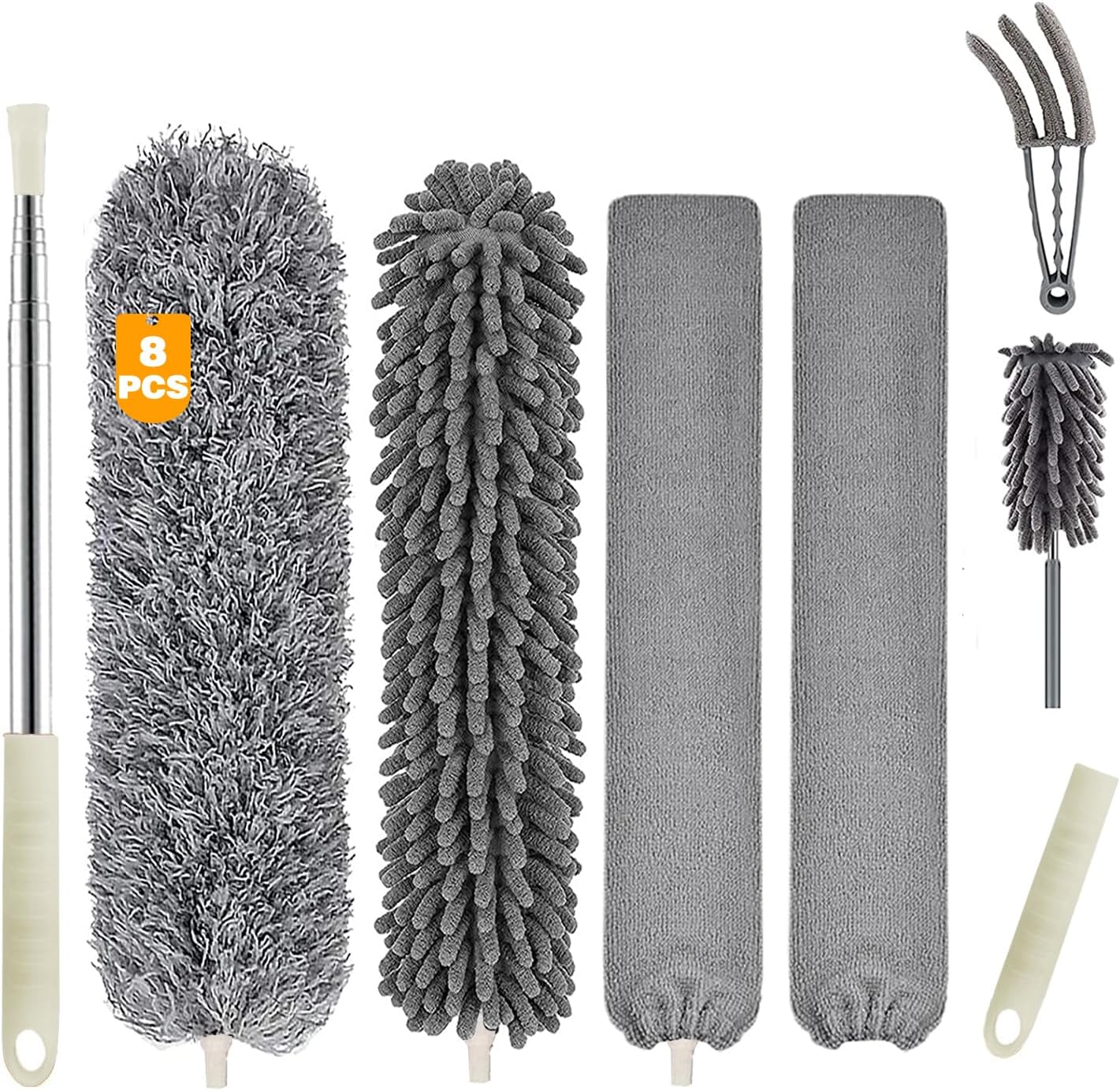 Microfibre Duster for high Ceilings, Duster for Cleaning Fan Cobweb, 100