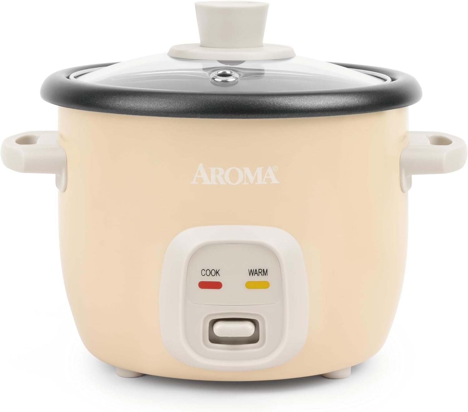 Aroma Housewares 4-Cups (Cooked) / 1Qt. Rice & Grain Cooker (ARC-302NG), White