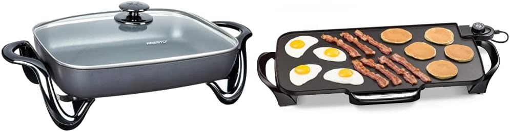 Presto 06852 16-Inch Electric Skillet with Glass Cover