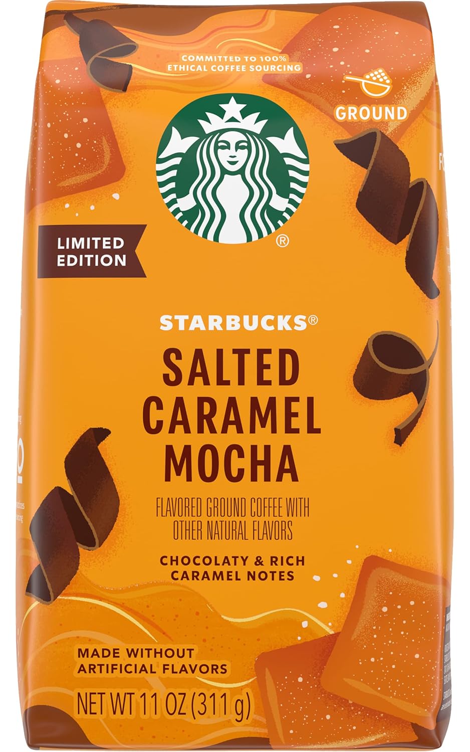 Starbucks Ground Coffee, Medium Roast Coffee, Pike Place Roast, 100% Arabica, 1 Bag (28 Oz)