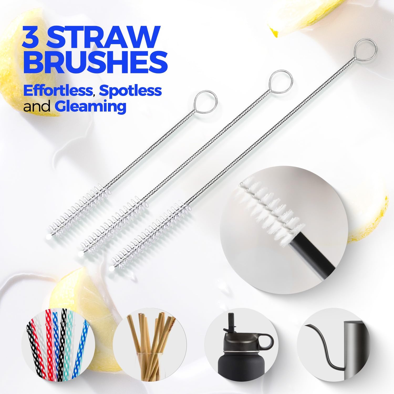 Holikme 6 Pack Bottle Brush Set, 14