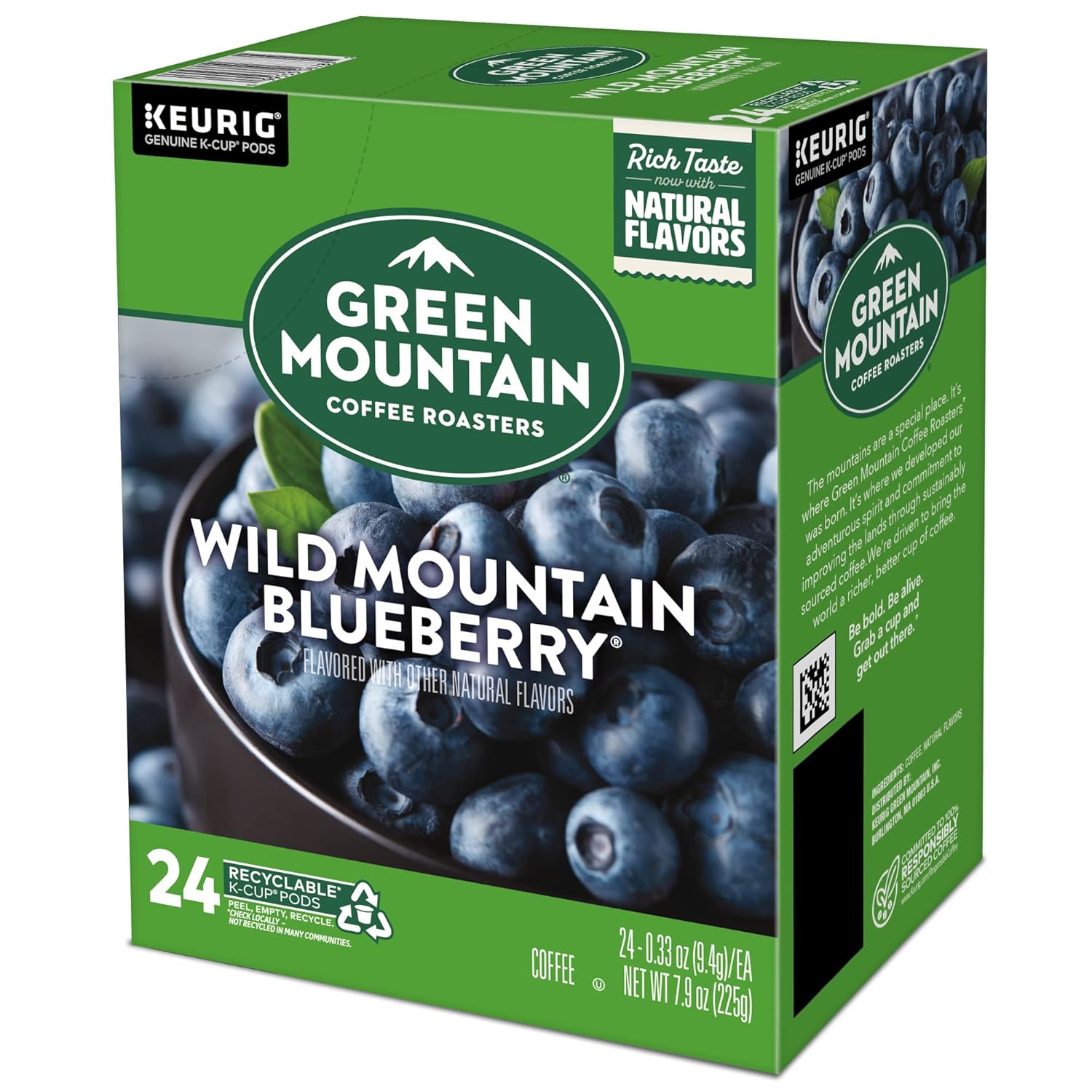 Green Mountain Coffee Roasters Caramel Vanilla Cream Keurig Single-Serve K-Cup pods, Light Roast Coffee, 72 Count (6 Packs of 12)