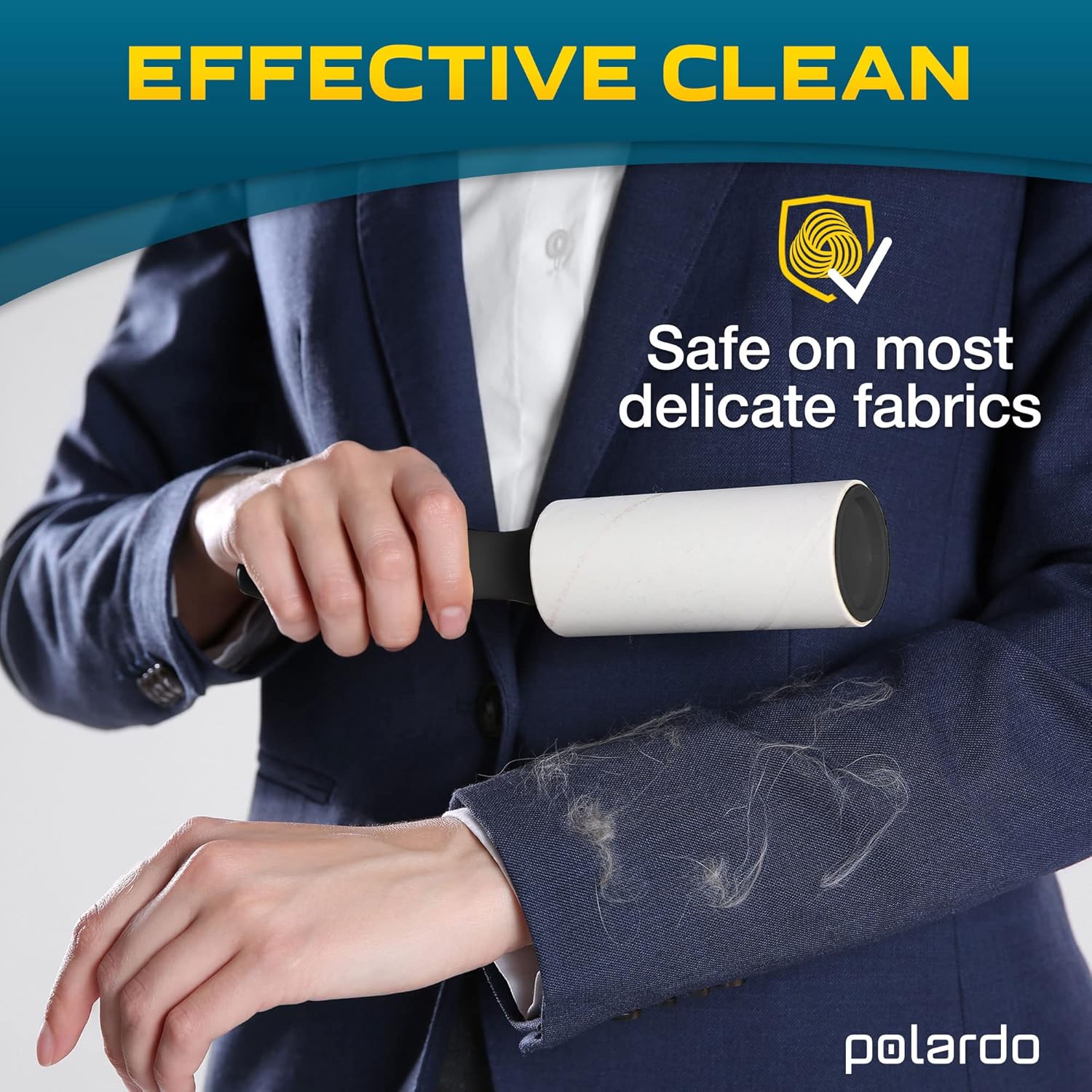 Lint Rollers for Pet Hair, Sticky, Remover for Couch, Clothes Furniture and Carpet. Lint Roller Dog Hair Remover Cat Hair, Animal Hair, Pet Fur, Fuzz. 5 Large Pet Hair Lint Rollers