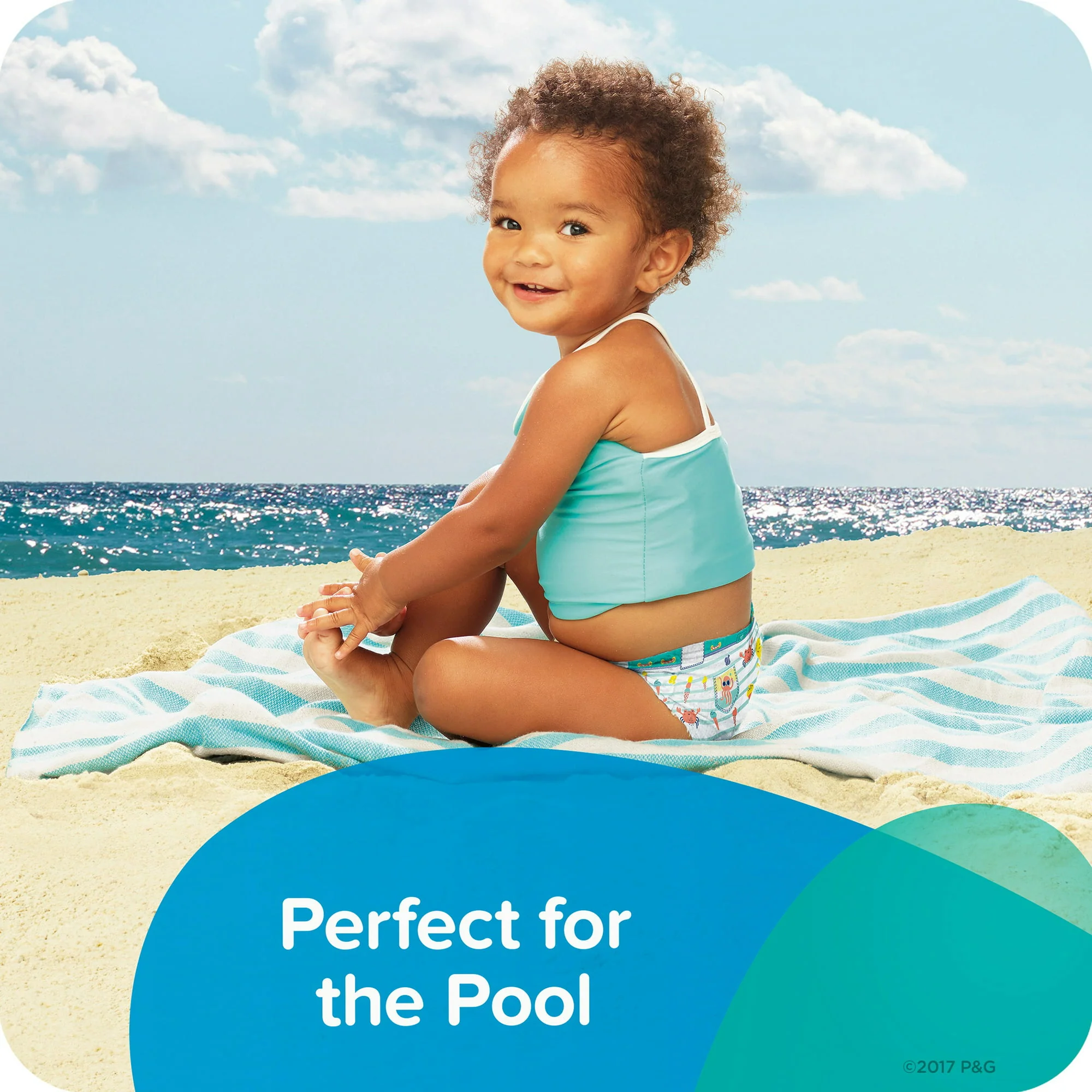 Pampers Splashers Swim Diapers Size M 11 Count