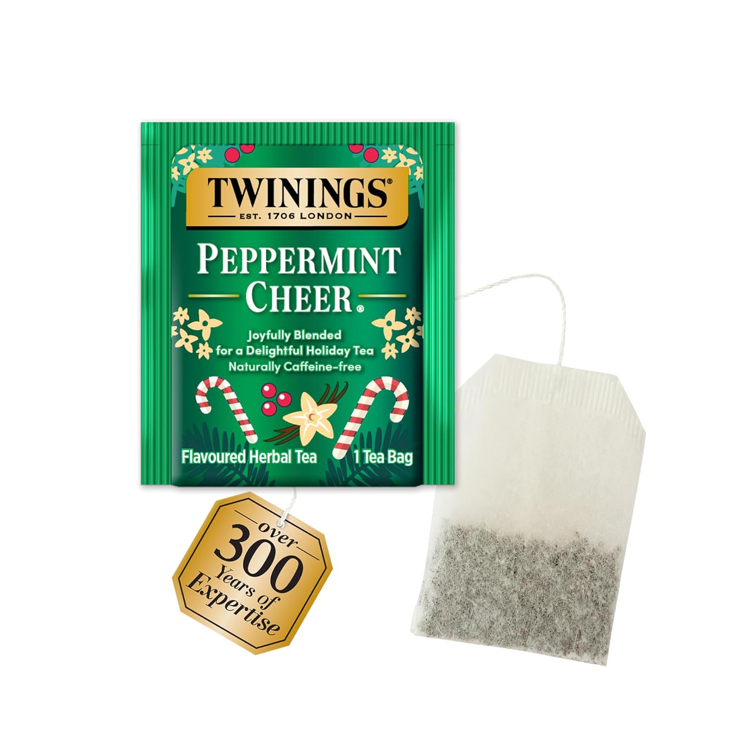 Twinings English Breakfast Black Tea Individually Wrapped Bags, 100 Count (Pack of 1), Smooth, Flavourful, and Robust, Caffeinated, Enjoy Hot or Iced | Packaging May Vary