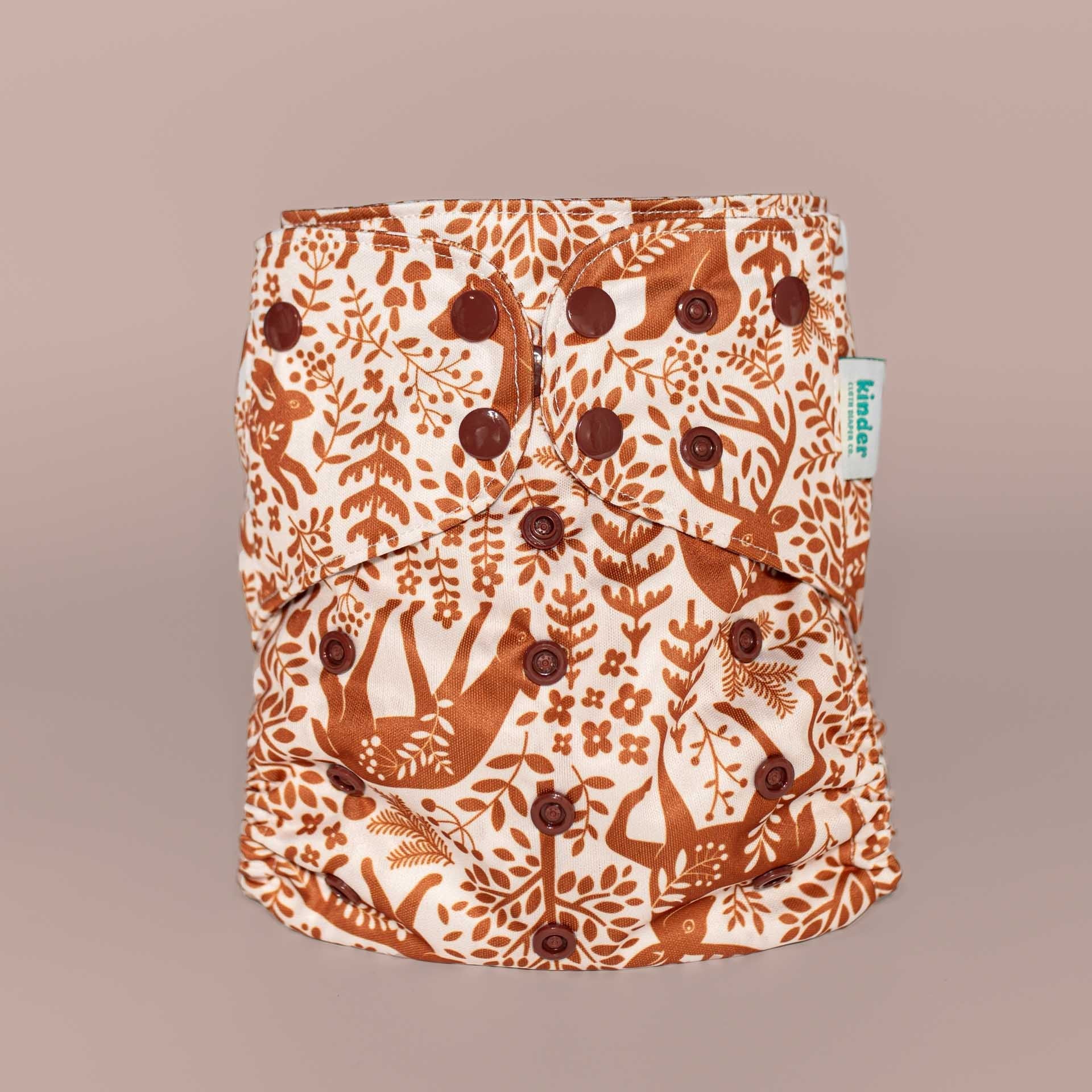 Kinder Cloth Diaper Co. Patterned Pocket Cloth Diaper with Athletic Wicking Jersey