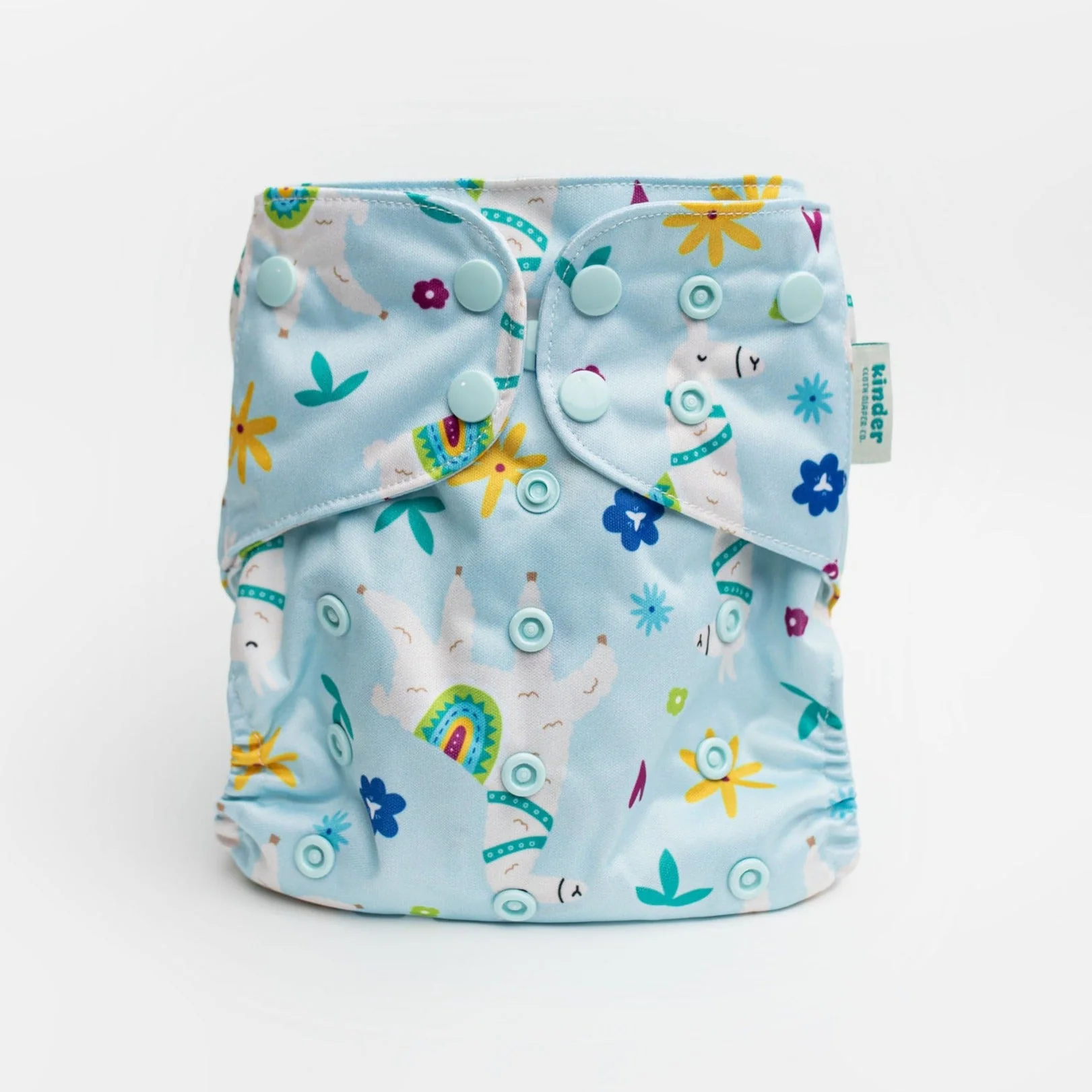 Kinder Cloth Diaper Co. Patterned Basics Pocket Cloth Diaper with Athletic Wicking Jersey