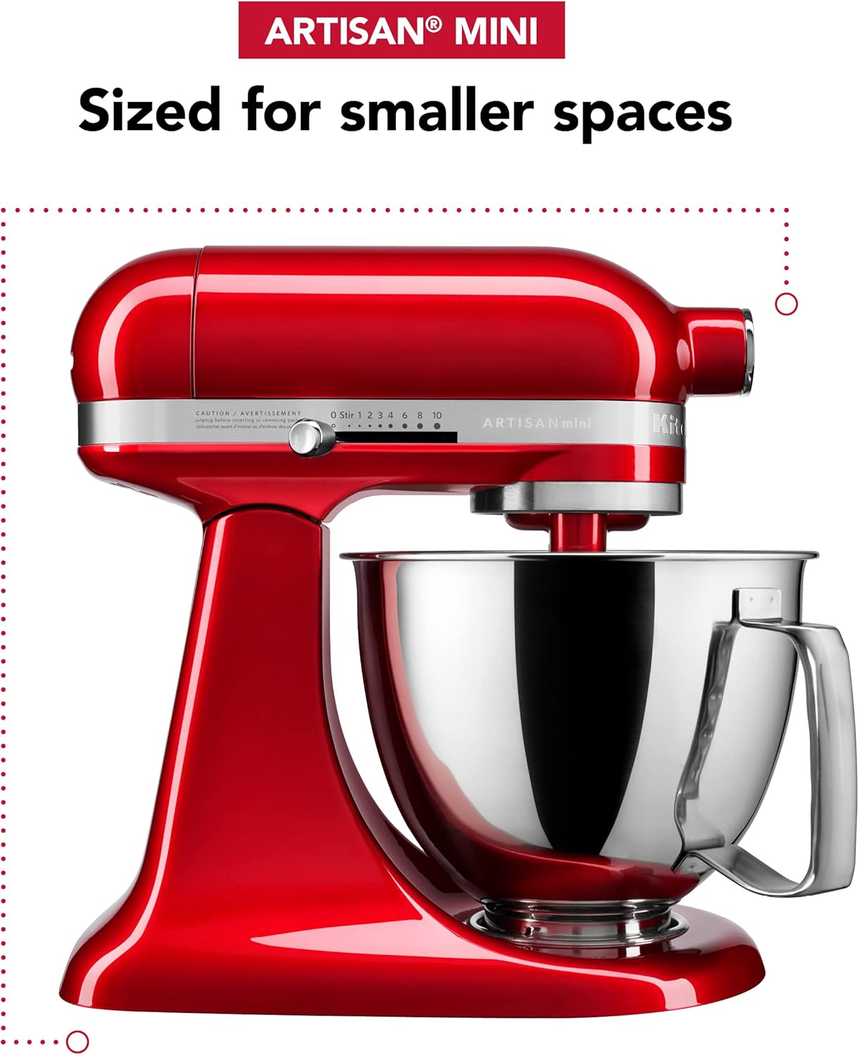 KitchenAid Artisan Mini 3.5 Quart Tilt-Head Stand Mixer - KSM3316X - Black Matte