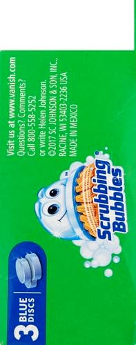 Scrubbing Bubbles Toilet Continuous Clean Drop-Ins, Toilet Bowl Tablets Help Prevent Limescale Buildup and Stains, 5 Count, 7.05 Oz