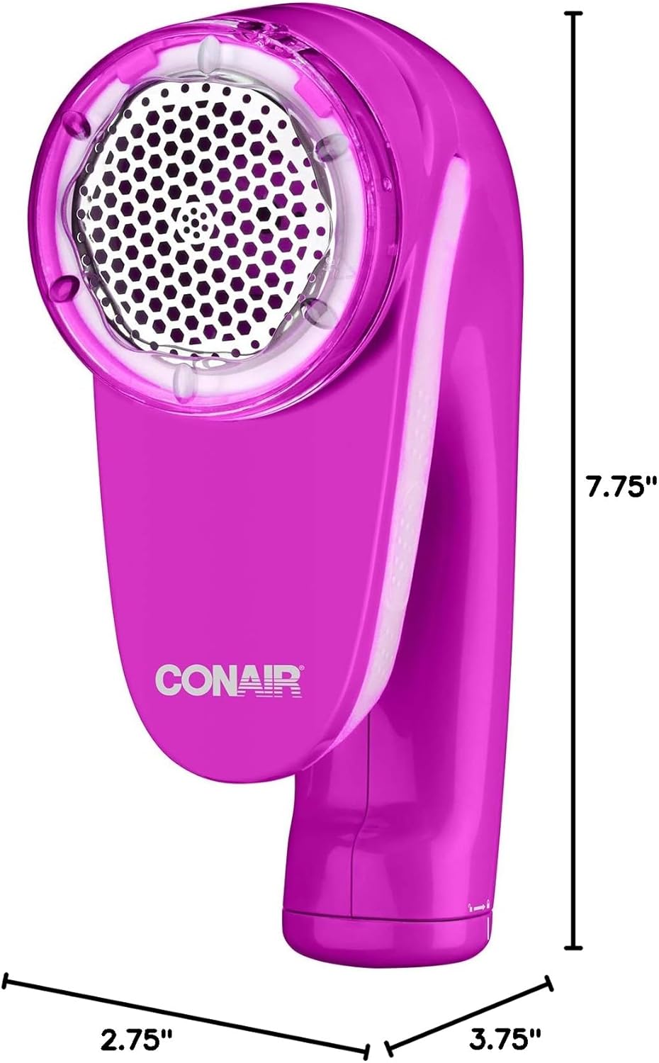 Conair Fabric Shaver and Lint Remover, Battery Operated Portable Fabric Shaver, White