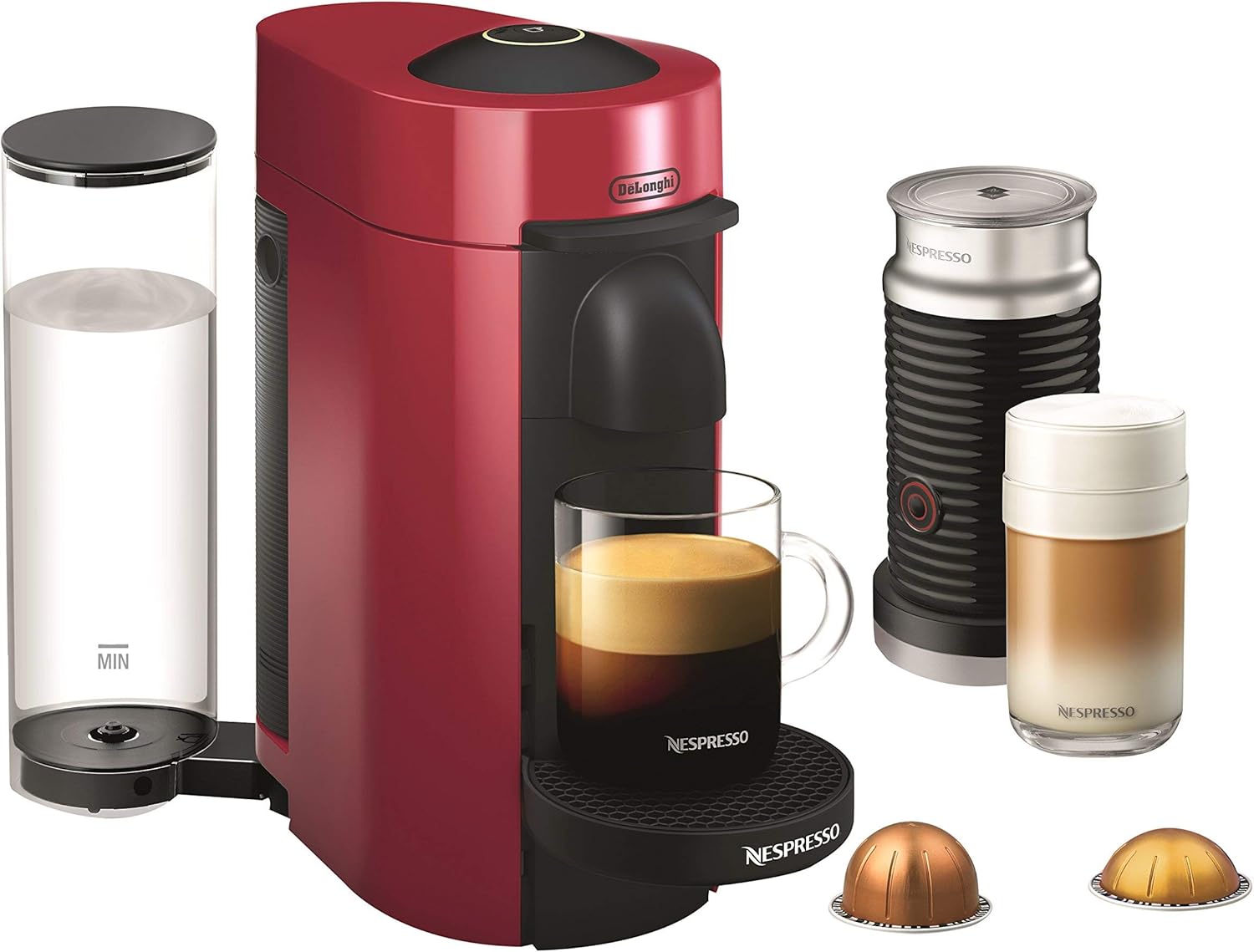 Nespresso Vertuo Plus Coffee and Espresso Maker by De'Longhi, Grey