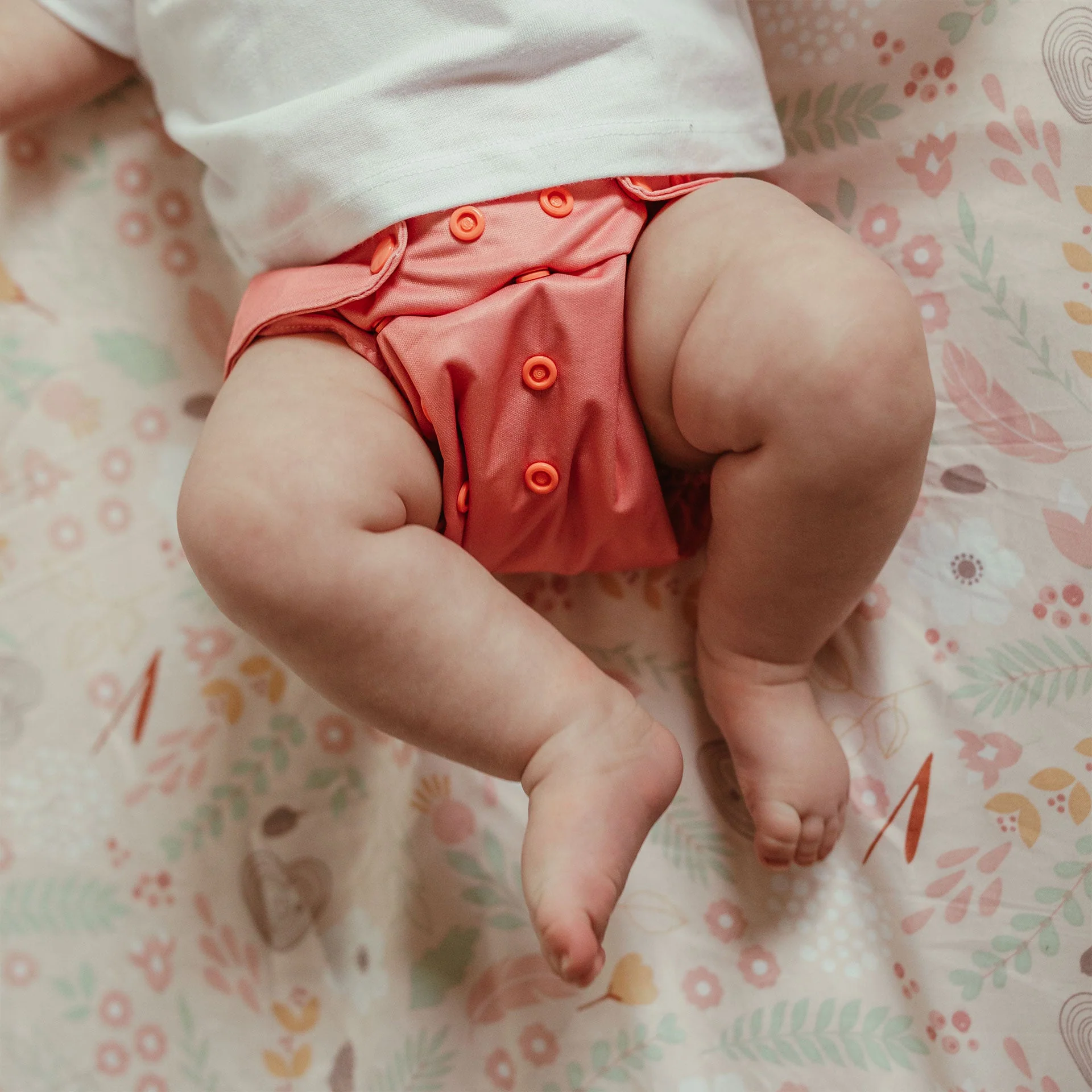Kinder Cloth Diaper Co. Boho Basics Pocket Cloth Diaper with Athletic Wicking Jersey