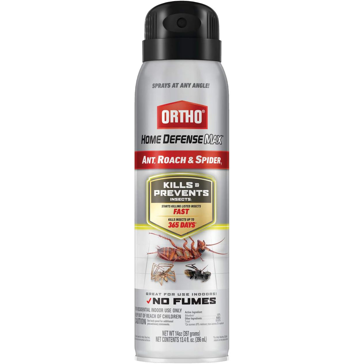 Ortho Home Defense Max Indoor Insect Barrier: Starts to Kill Ants, Roaches, Spiders, Fleas & Ticks Fast, 1 gal.