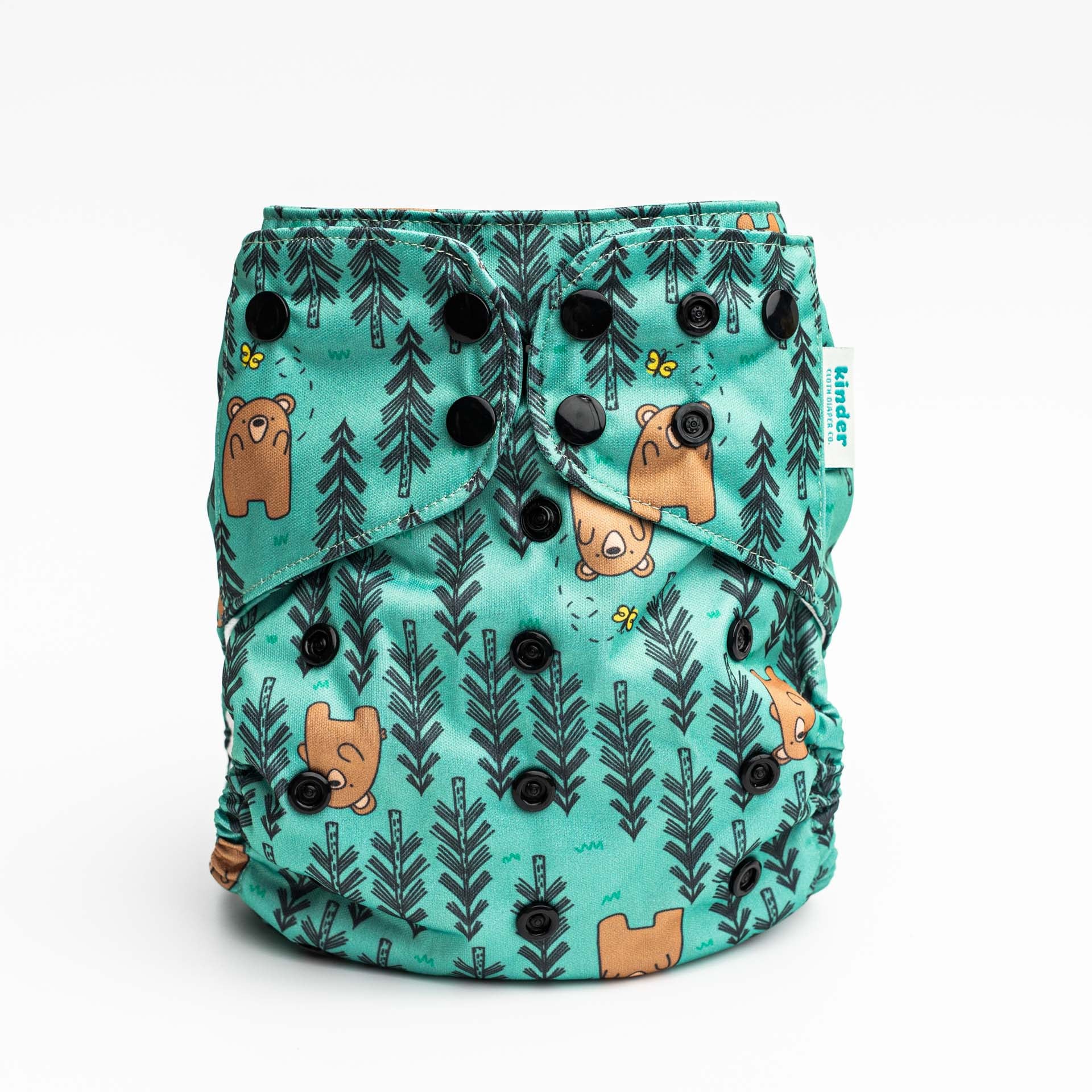 Kinder Cloth Diaper Co. Artist Collaborations Pocket Cloth Diaper with Athletic Wicking Jersey