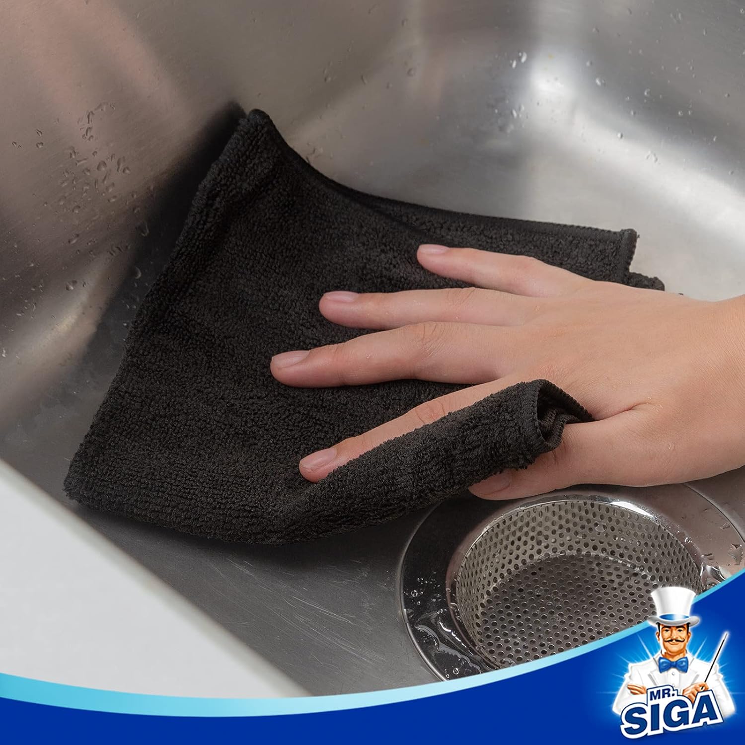 MR.SIGA Microfiber Cleaning Cloth,Pack of 12,Size:12.6