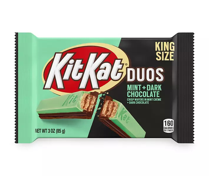 Duos Mint & Dark Chocolate King Size, 3 Oz.