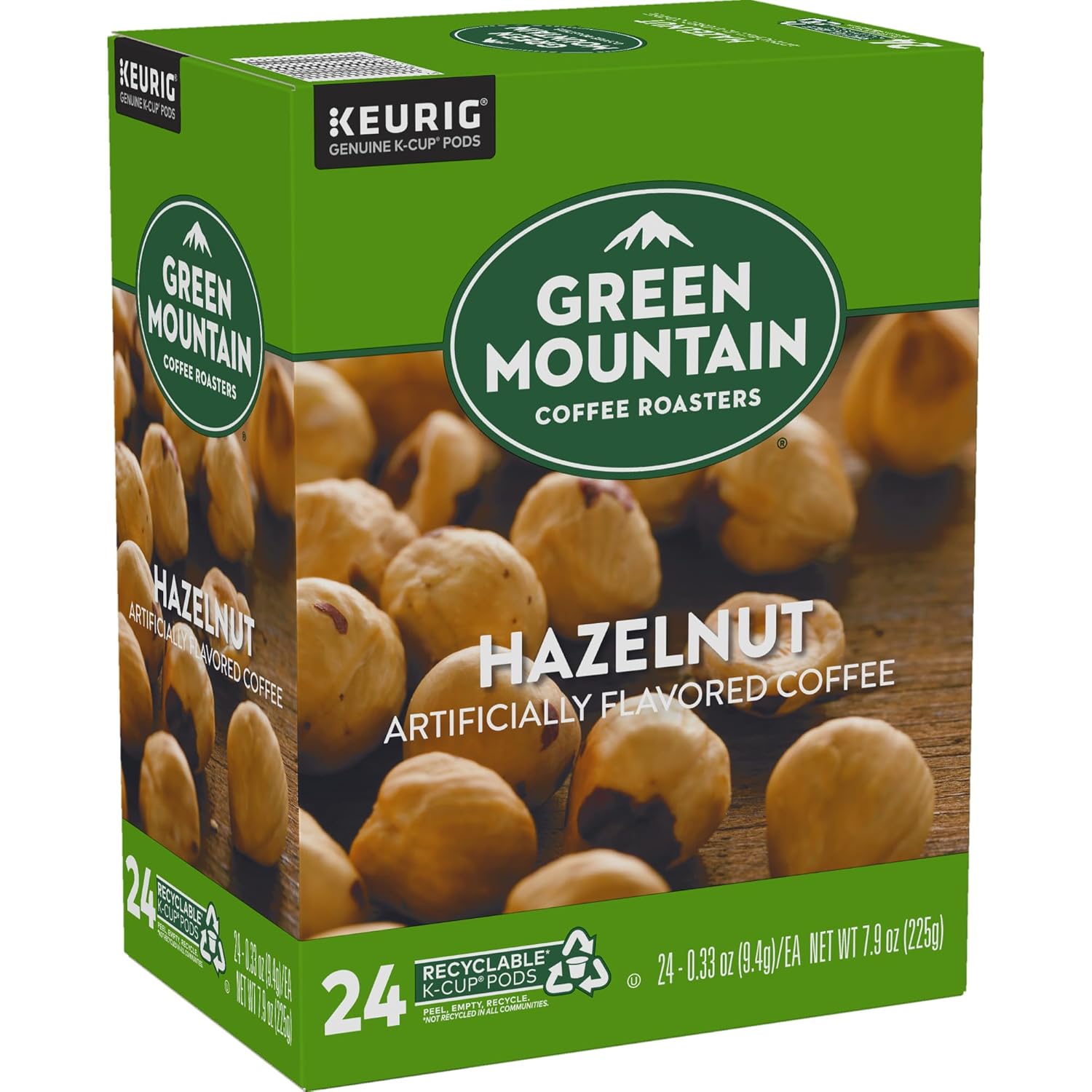 Green Mountain Coffee Roasters Caramel Vanilla Cream Keurig Single-Serve K-Cup pods, Light Roast Coffee, 72 Count (6 Packs of 12)