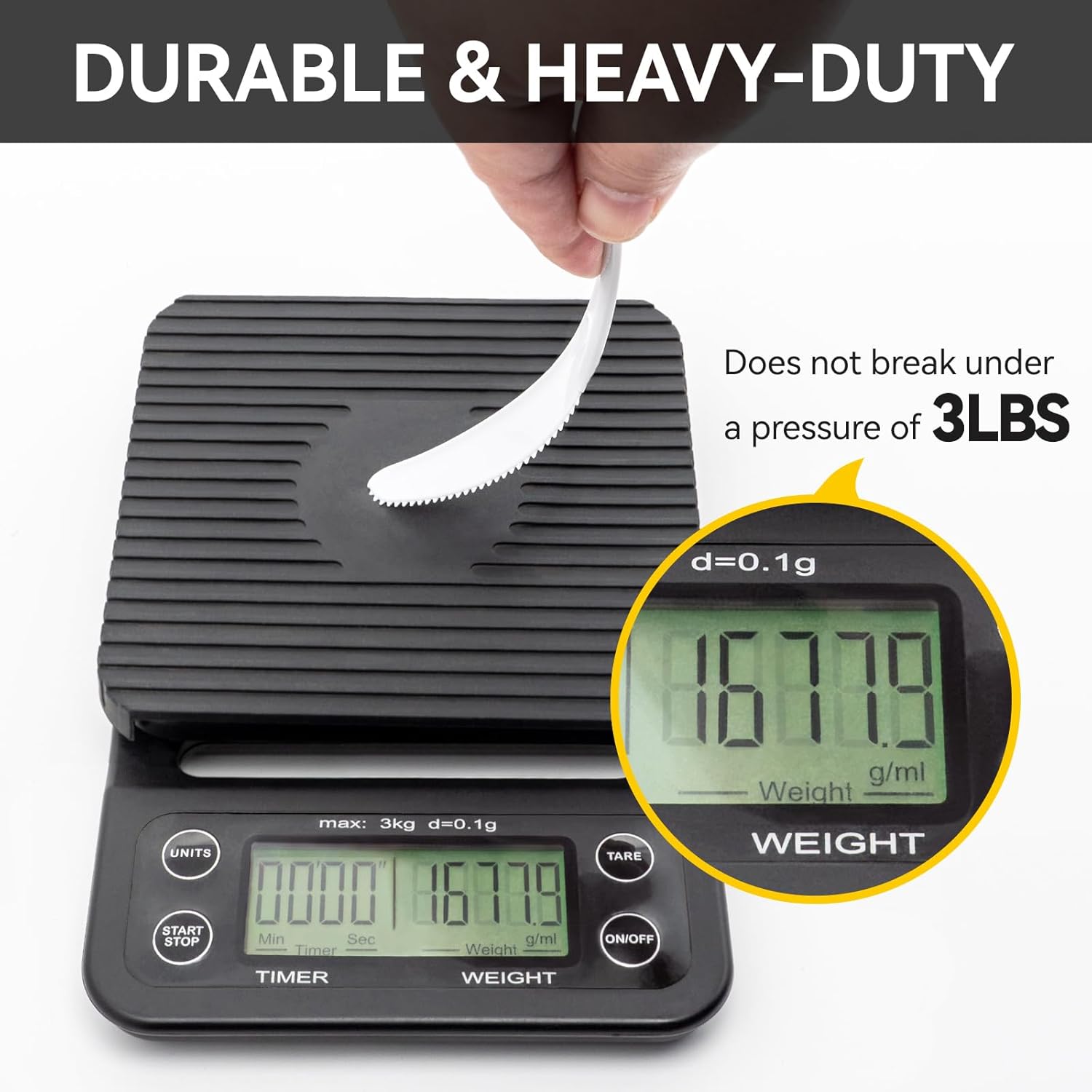 POSATE Heavy Weight Plastic Forks, Clear Disposable, 100 Count