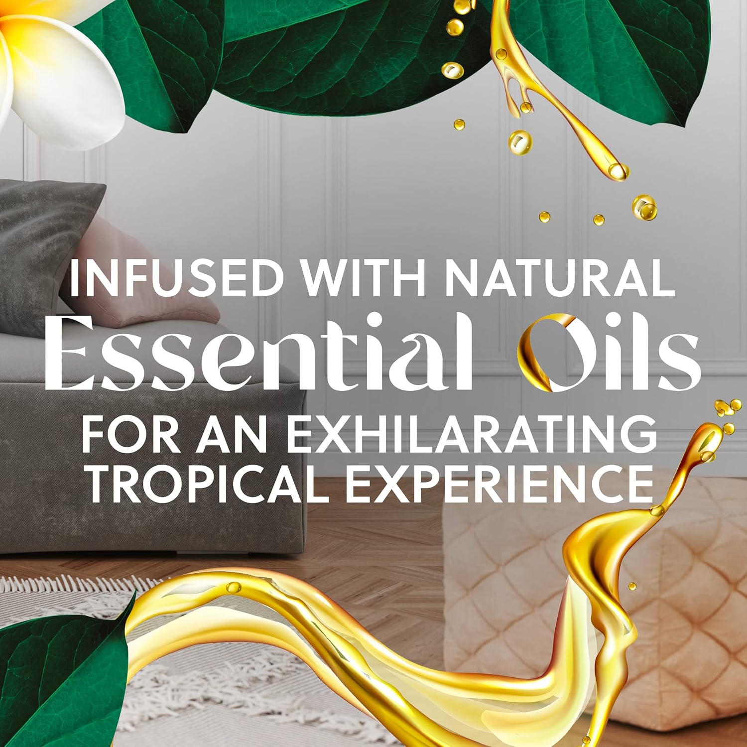 Air Wick Plug in Scented Oil Refill, 5 ct, Sandalwood , Air Freshener, Essential Oils