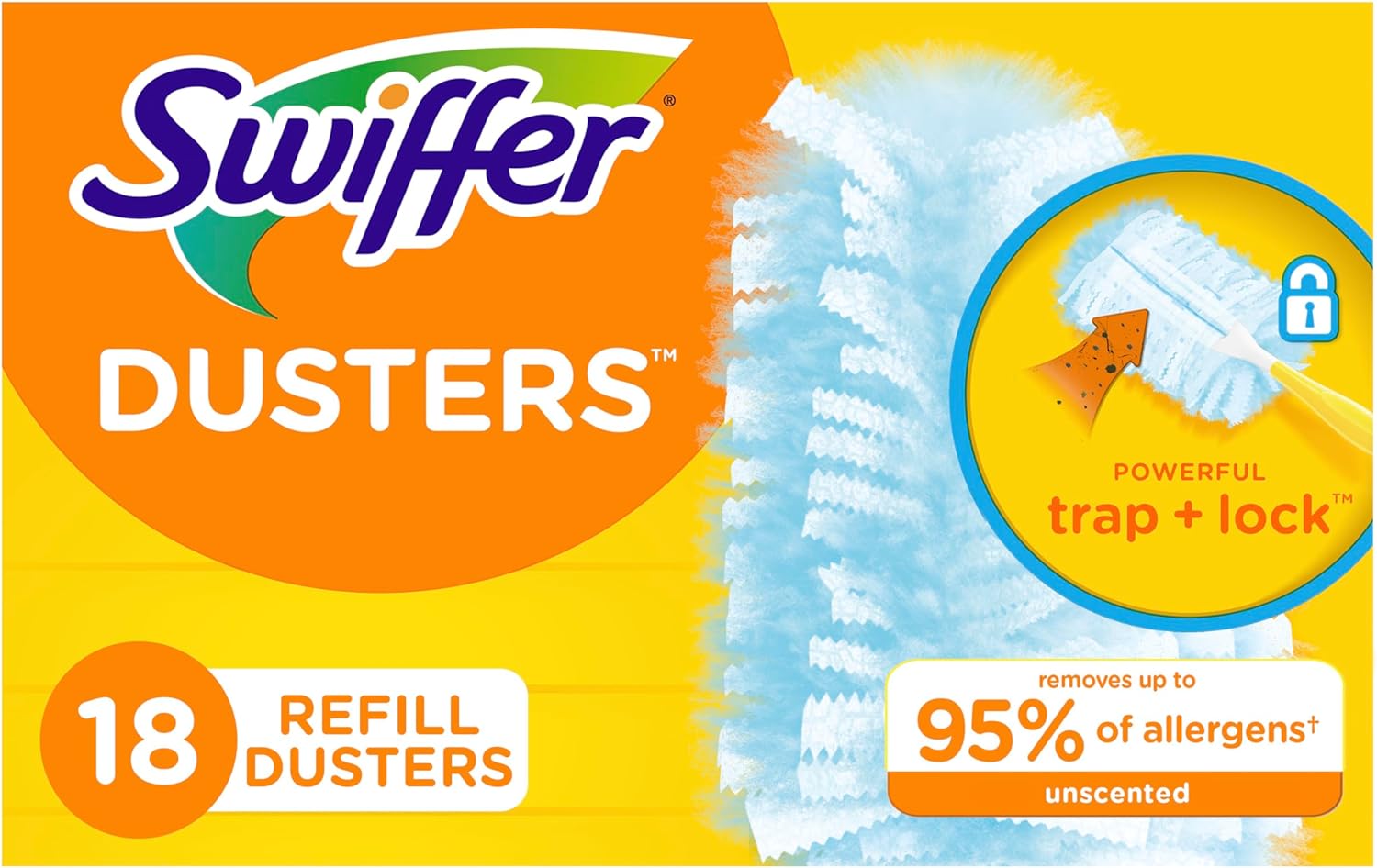 Swiffer Dusters Multi-Surface Duster Refills, Unscented, 18 ct