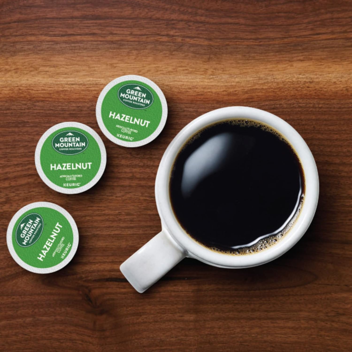 Green Mountain Coffee Roasters Caramel Vanilla Cream Keurig Single-Serve K-Cup pods, Light Roast Coffee, 72 Count (6 Packs of 12)