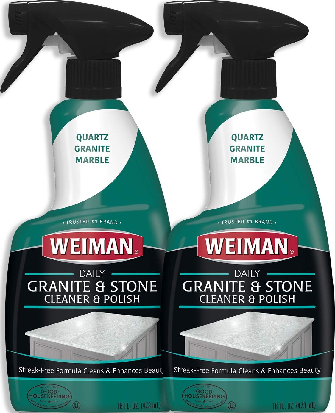 Weiman Disinfectant Granite Daily Clean & Shine, 24 Fl Oz (Pack of 1)