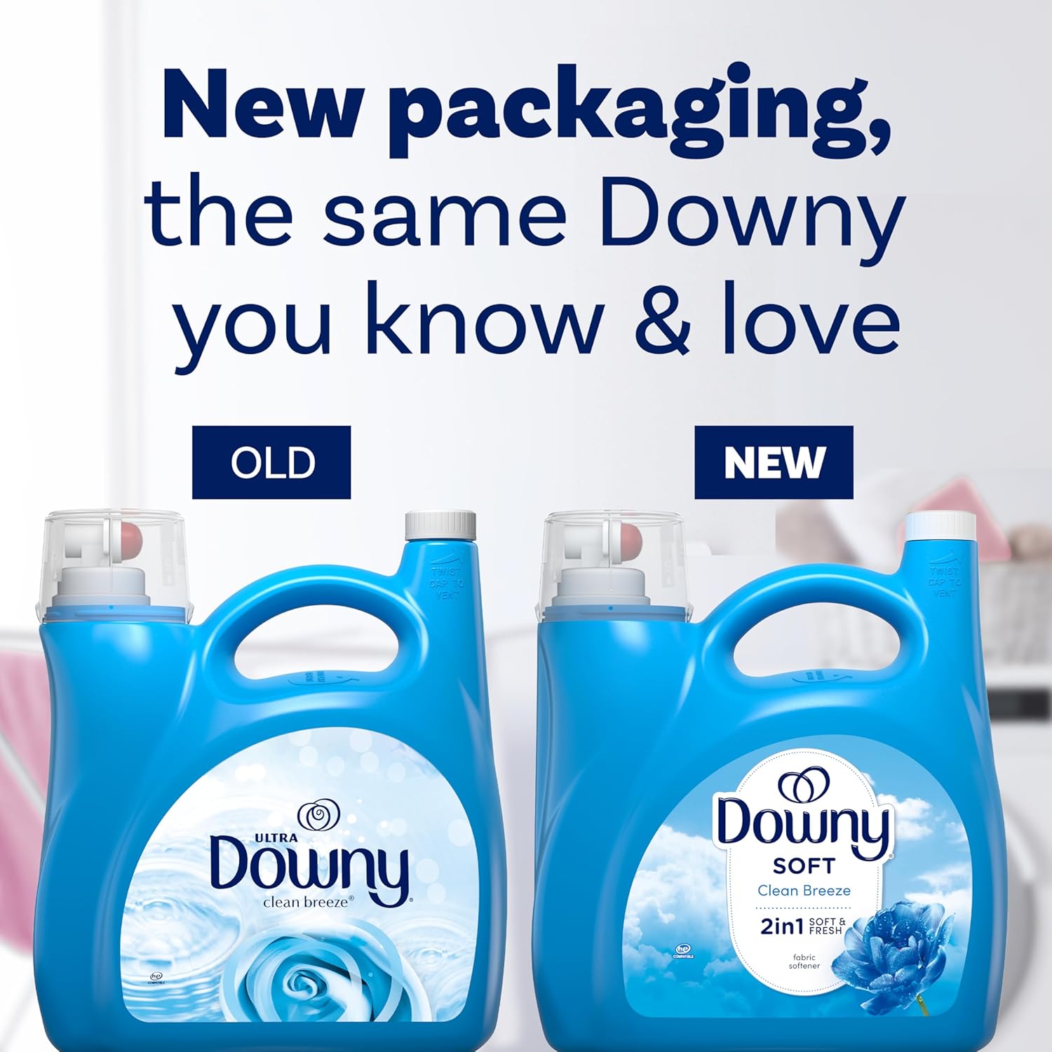 Downy Fabric Softener Liquid, April Fresh Scent, 140 fl oz, 190 Loads, HE Compatible