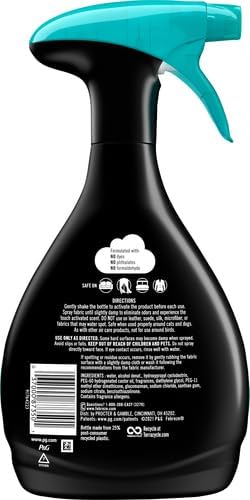 Febreze Unstopables Touch Fabric Spray and Odor Fighter, Fresh & Breeze, 16.9 oz, Pack of 2