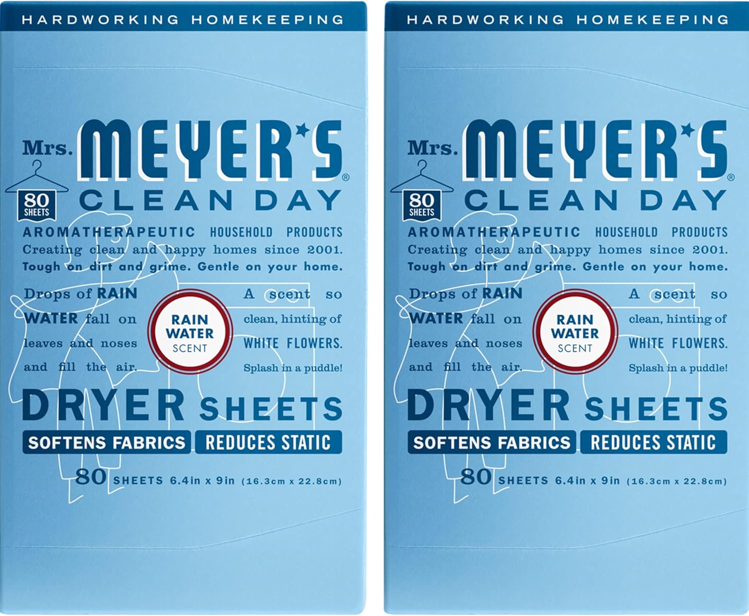 MRS. MEYER'S CLEAN DAY Dryer Sheets, Lavender, 80 ct