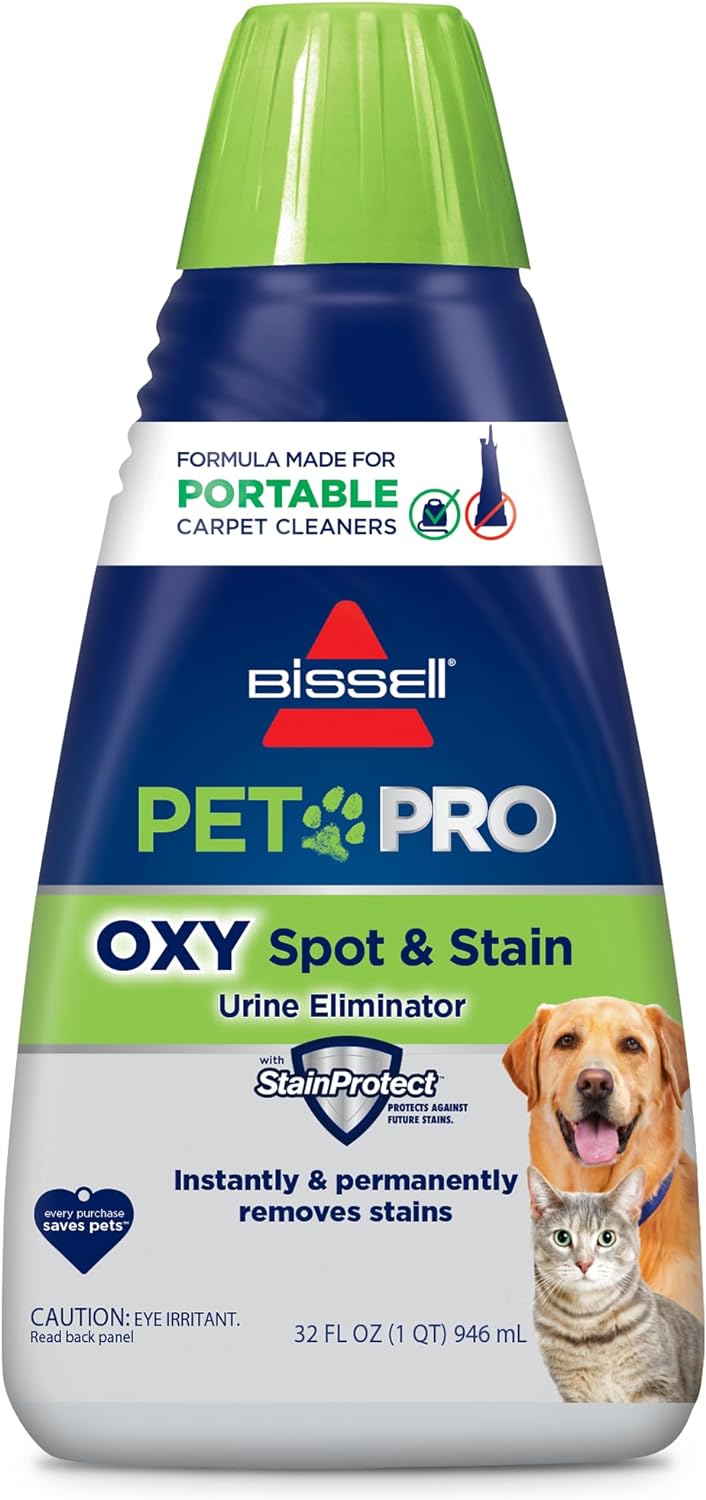 Bissell Professional Spot and Stain + Oxy Portable Machine Formula, 32 Fl Oz (Pack of 1)