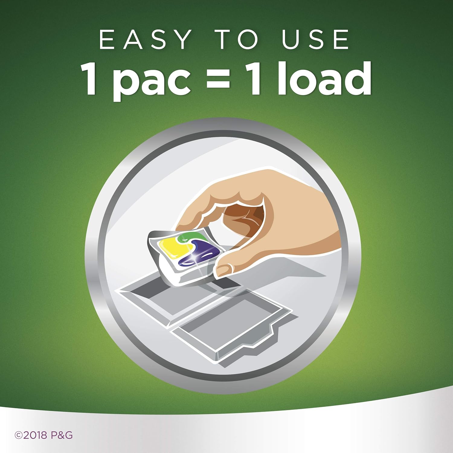 Cascade Platinum Plus Dishwasher Pod, Dish Detergent ActionPacs Dish Pods, Fresh, 52 Count