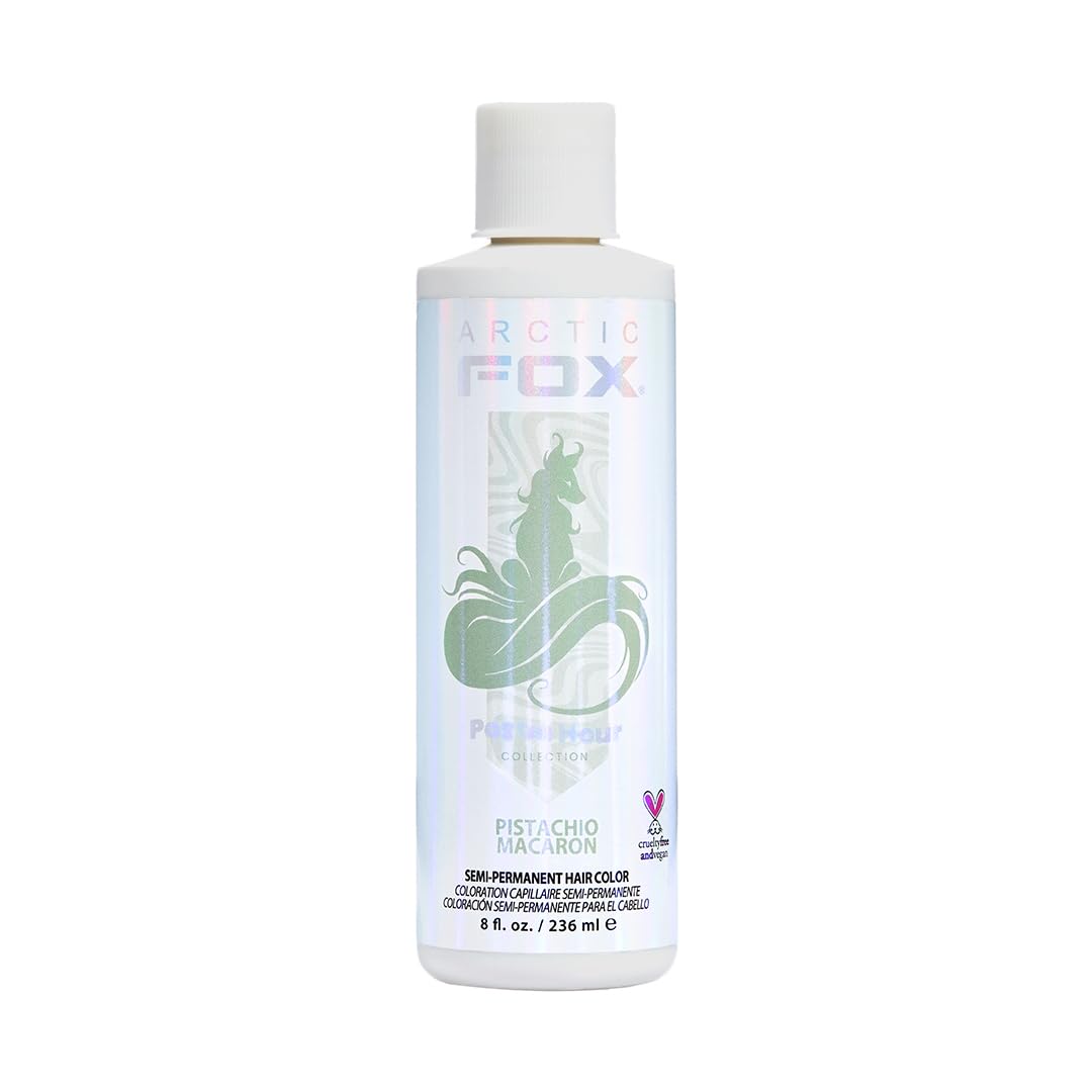 ARCTIC FOX Vegan and Cruelty-Free Semi-Permanent Hair Color Dye (8 Fl Oz, PURPLE AF)