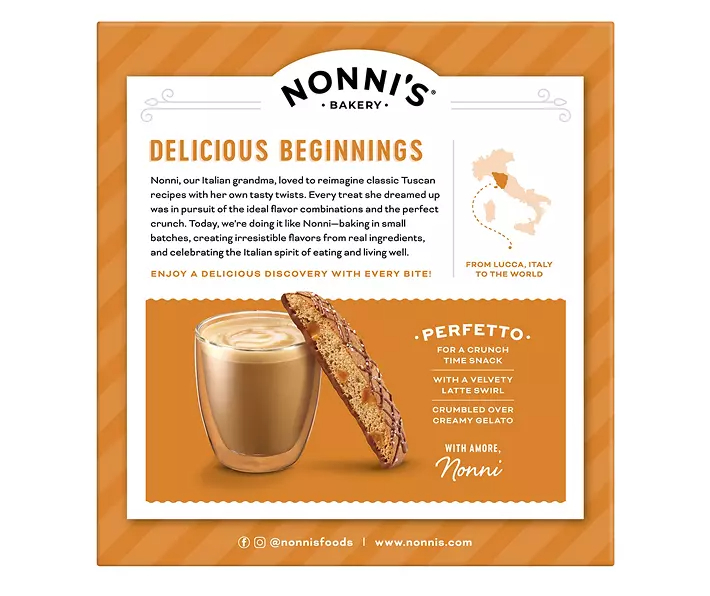 Salted Caramel Biscotti, 8-Pack