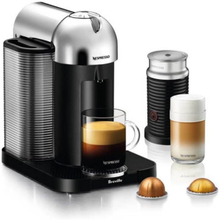Nespresso Vertuo Coffee and Espresso Maker by Breville, Chrome