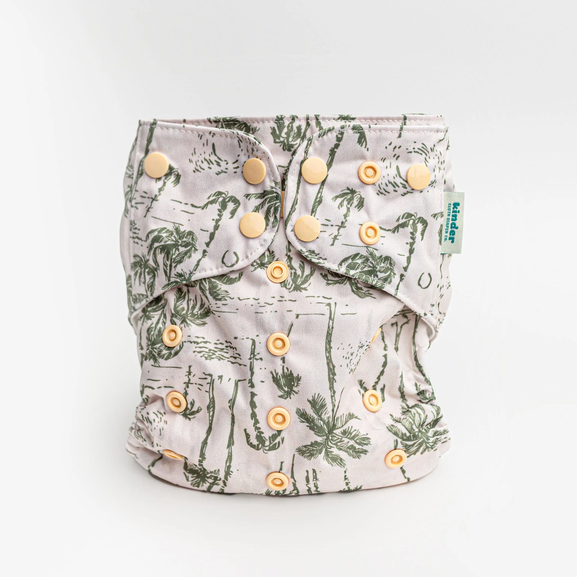 Kinder Cloth Diaper Co. Patterned Pocket Cloth Diaper with Athletic Wicking Jersey