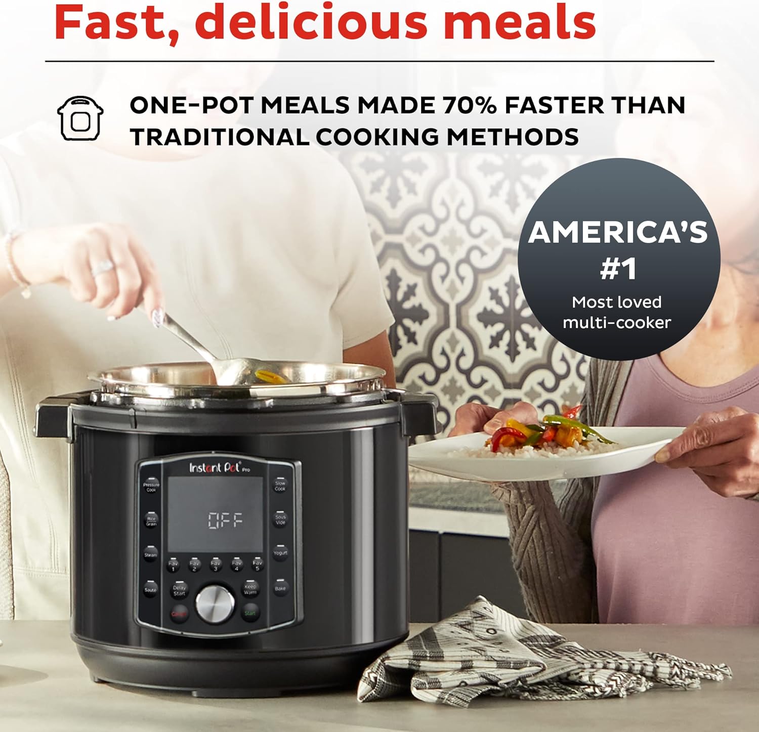 Instant Pot Duo Plus 9-in-1 Electric Pressure Cooker,