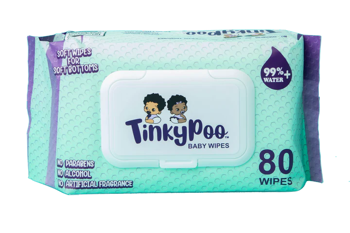 TinkyPoo Baby Wipes 1 pack (80 wipes)