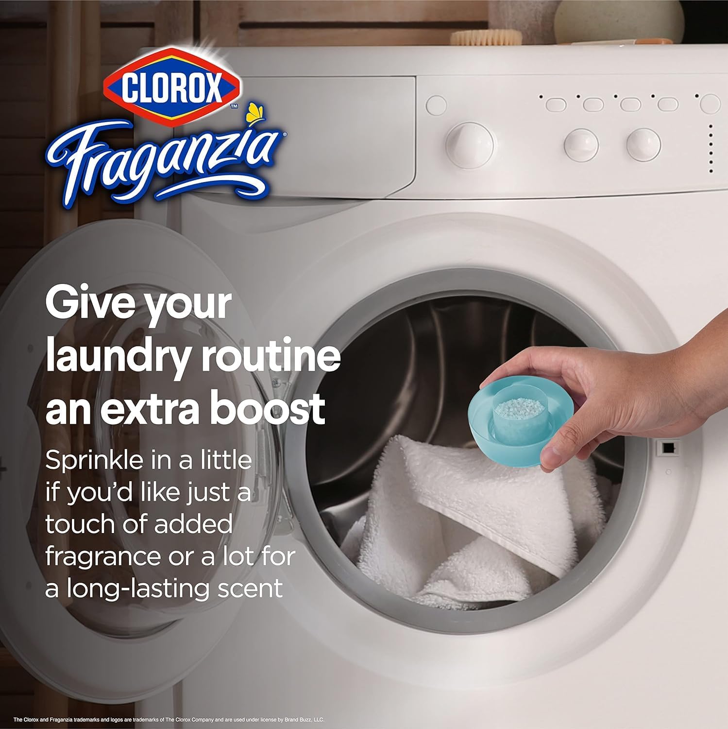 Clorox Fraganzia In-Wash Scent Booster Crystals in Ocean Scent, 18 Oz Twin Pack | Laundry Scent Booster Crystals | In-wash Scent Booster for Fresh Laundry in Ocean Scent 18 Ounce Twin Pack, 36oz