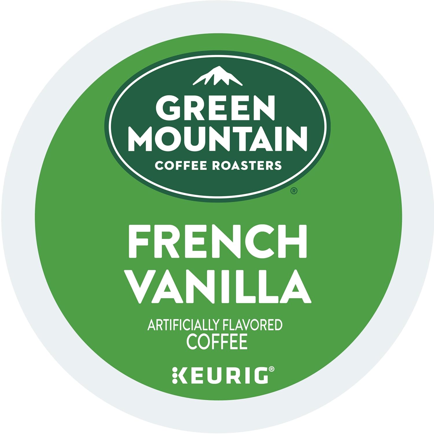 Green Mountain Coffee Roasters Caramel Vanilla Cream Keurig Single-Serve K-Cup pods, Light Roast Coffee, 72 Count (6 Packs of 12)
