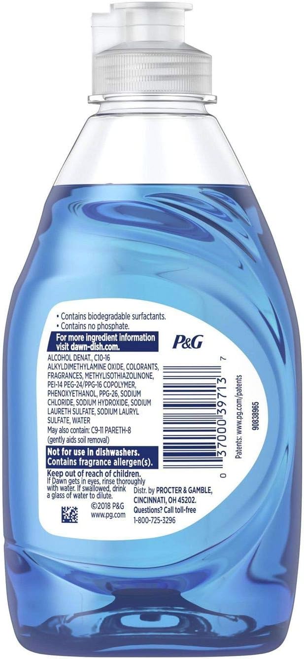 Dawn Dish Soap Ultra Dishwashing Liquid, Dish Soap Refill, Original Scent, 56 Fl Oz (Pack of 2)