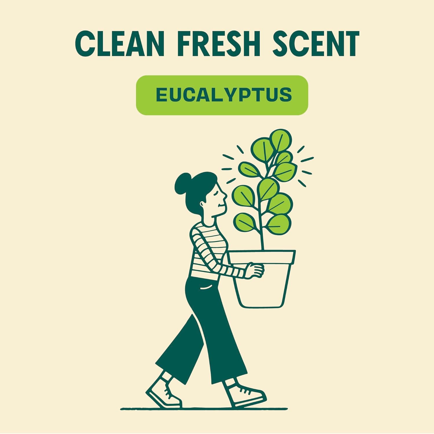 Aunt Fannie's Ultra Concentrated Floor Cleaner Vinegar Wash, Multi-Surface Floor Cleaner For Mopping, Makes 16 Gallons, Eucalyptus Scent, 32 oz. (Pack of 1), Packaging May Vary