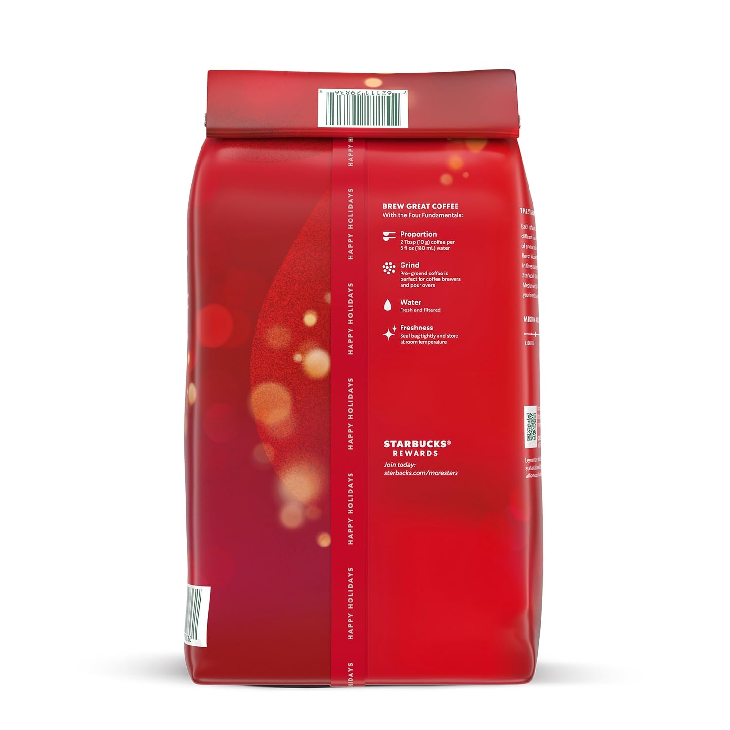 Starbucks Ground Coffee, Medium Roast Coffee, Pike Place Roast, 100% Arabica, 1 Bag (28 Oz)