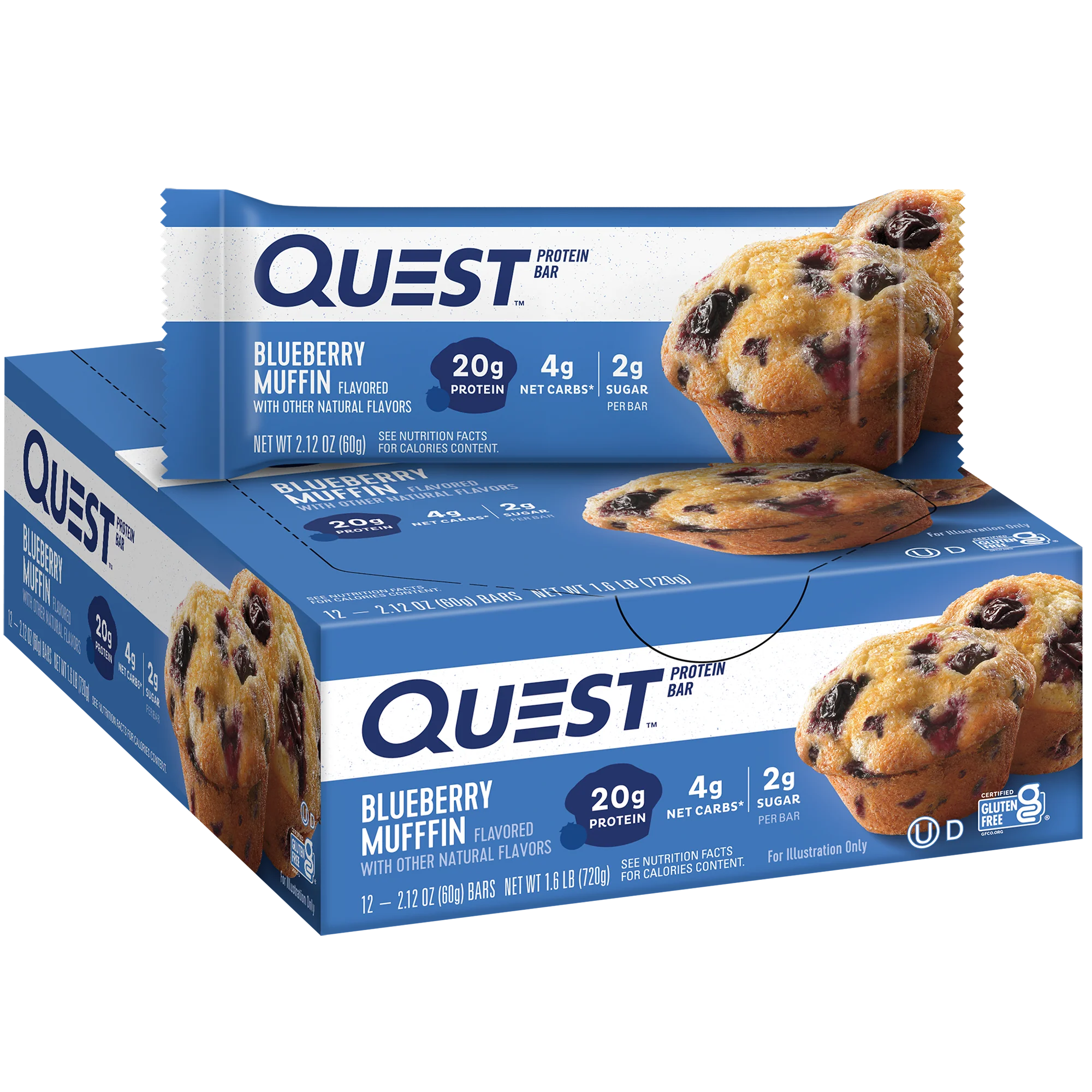 Blueberry Muffin Protein Bars