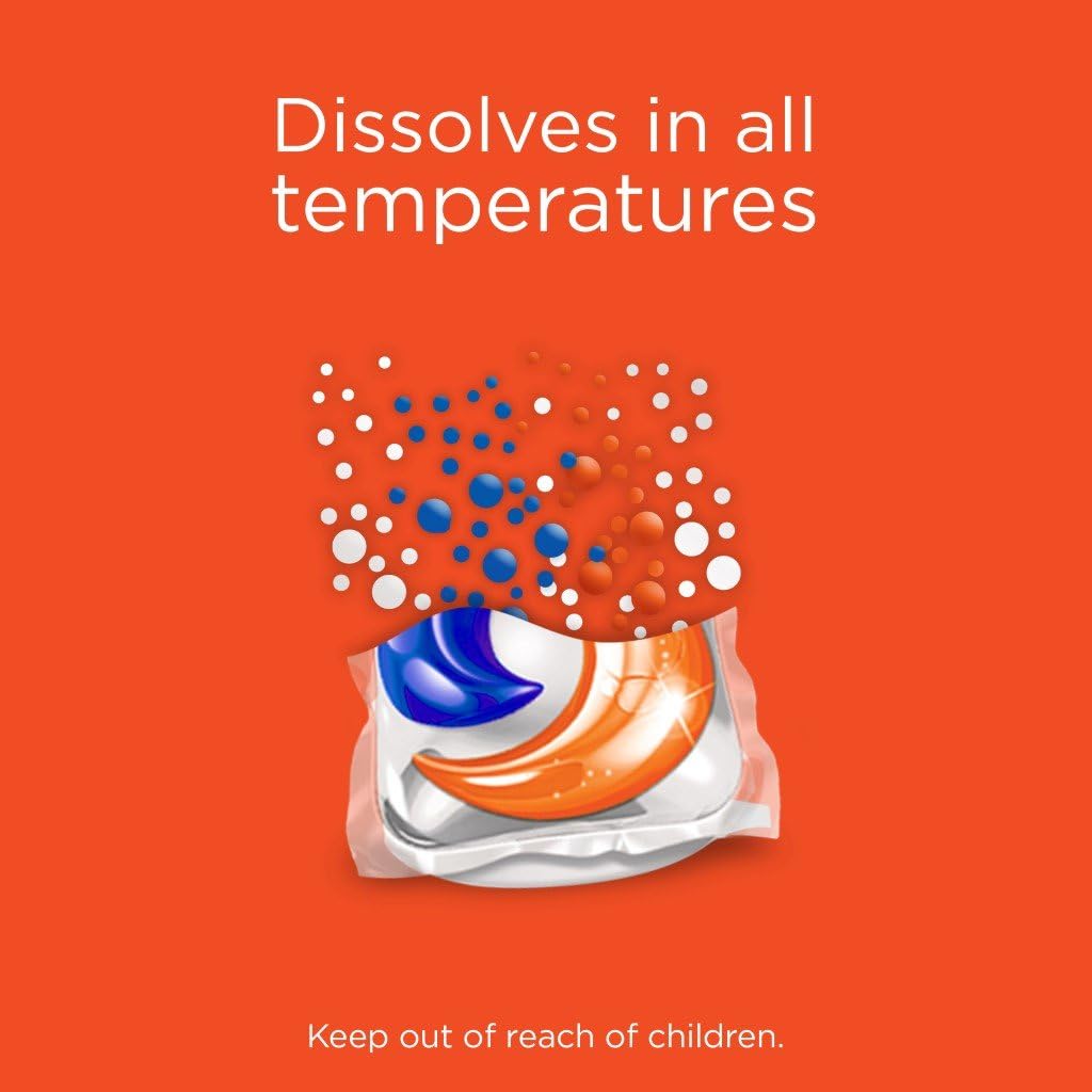 Tide PODS Liquid Laundry Detergent Soap Pacs, Powerful 3-in-1 Clean in One Step, He Compatible, Spring Meadow Scent, 76 Count