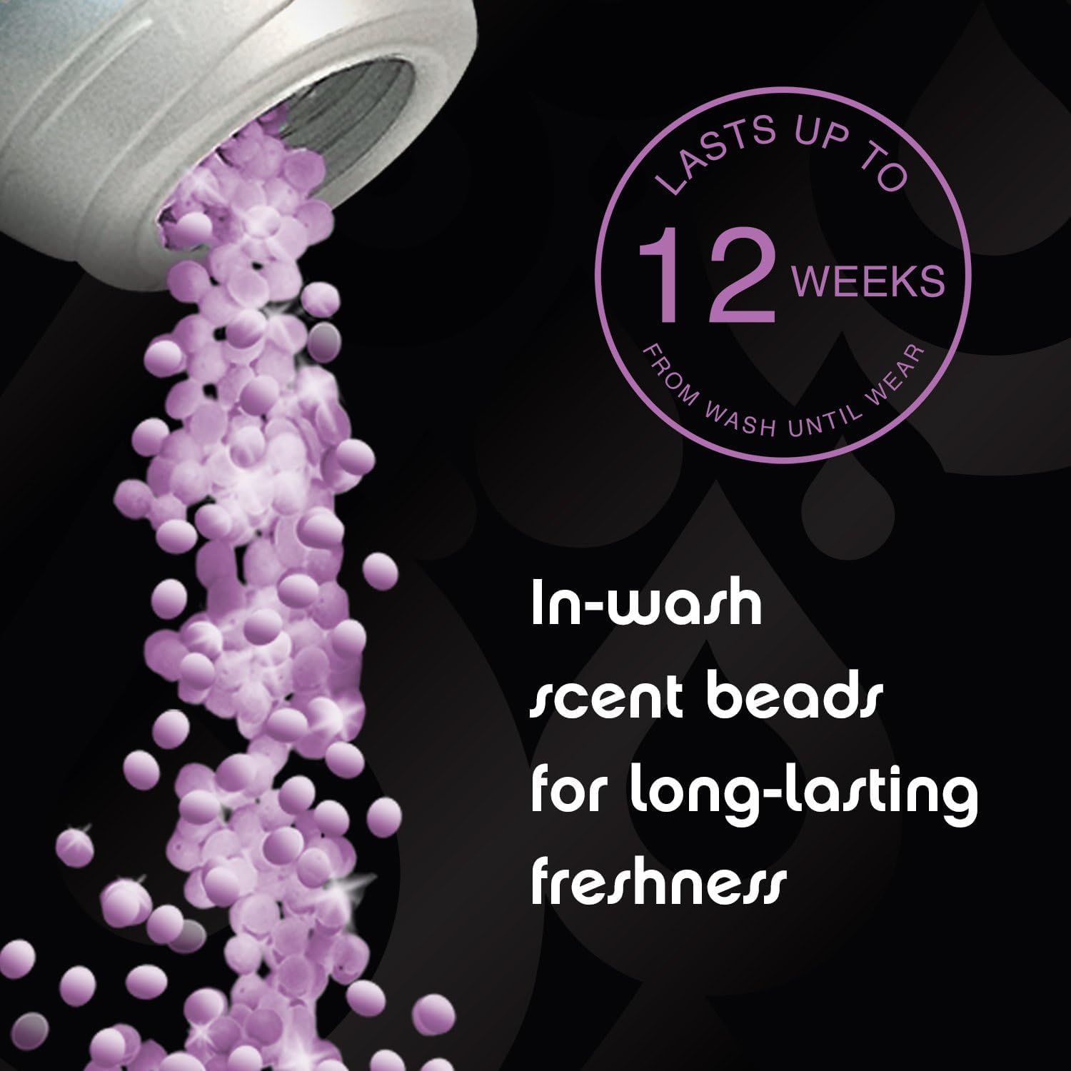 Downy Unstopables In Wash Scent Booster Beads, Fresh Scent, 24 oz, Downy Scent Booster Beads, Unstoppable Laundry Beads, Odor Protection